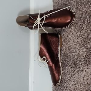 Monkey Feet ladies brown shimmery booties-38